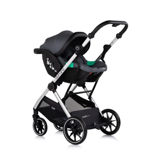 Slika Dječja kolica 3u1 Aurora Charcoal - Chipolino