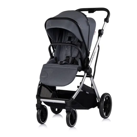 Slika Dječja kolica 3u1 Aurora Charcoal - Chipolino