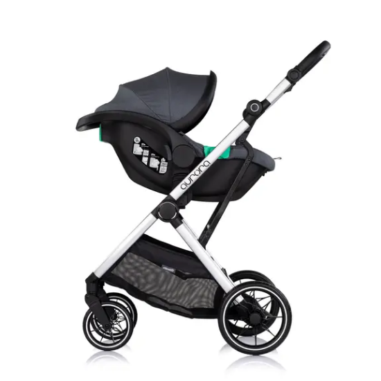 Slika Dječja kolica 3u1 Aurora Charcoal - Chipolino