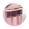 Slika Putni krevetić s podlogom za prematanje Bella Pink Powder - Chipolino