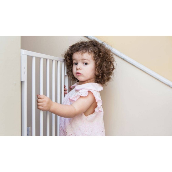 Slika Zaštitna ograda 74-105 cm, White Ecotoys 