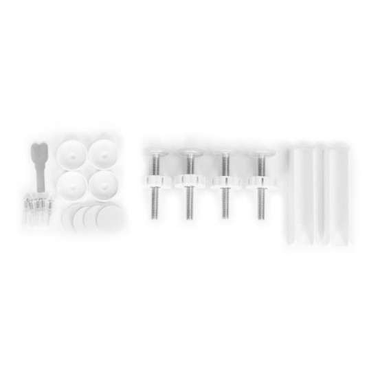 Slika Zaštitna ograda 74-105 cm, White Ecotoys 