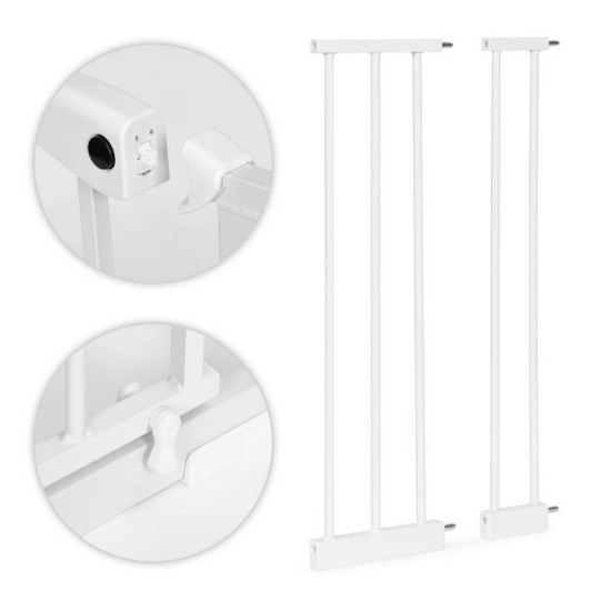 Slika Zaštitna ograda 74-105 cm, White Ecotoys 