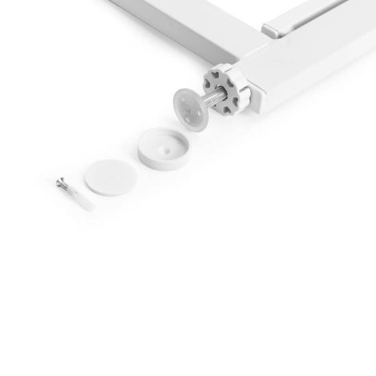 Slika Zaštitna ograda 74-105 cm, White Ecotoys 