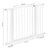Slika Zaštitna ograda 74-105 cm, White Ecotoys 