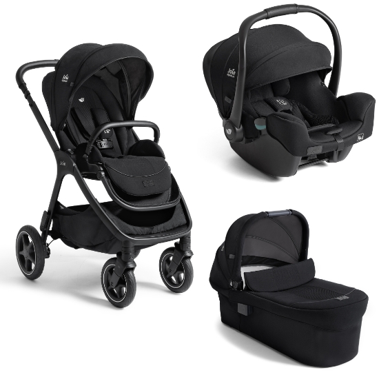 Slika Komplet 3u1 kolica Finiti Trio + košara Ramble XL + autosjedalica i-Starter - Signature Eclipse Joie 