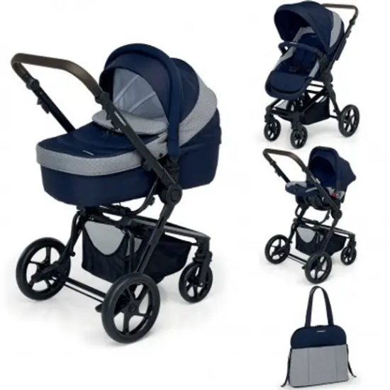 Slika Dječja kolica 3 Chic Elegant Blue - Foppapedretti