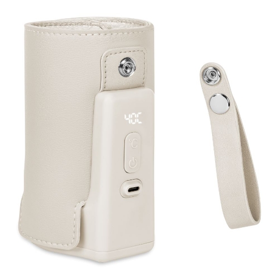Slika Thermup Go Plus električni prijenosni grijač bočica - TERMOSICA s baterijom, Beige Calm Lionelo 