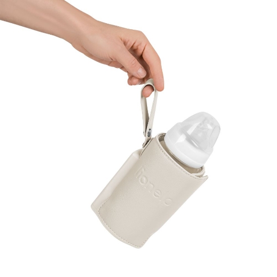 Slika Thermup Go Plus električni prijenosni grijač bočica - TERMOSICA s baterijom, Beige Calm Lionelo 