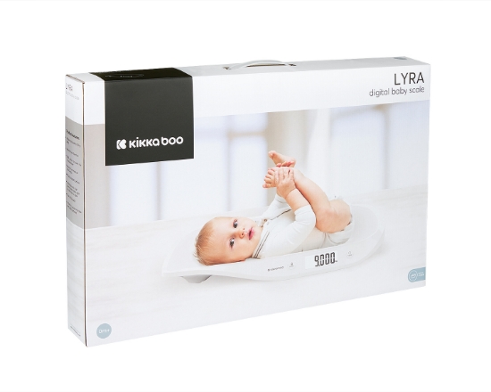 Slika Vaga za mjerenje težine beba digitalna Lyra - Beige Kikka Boo
