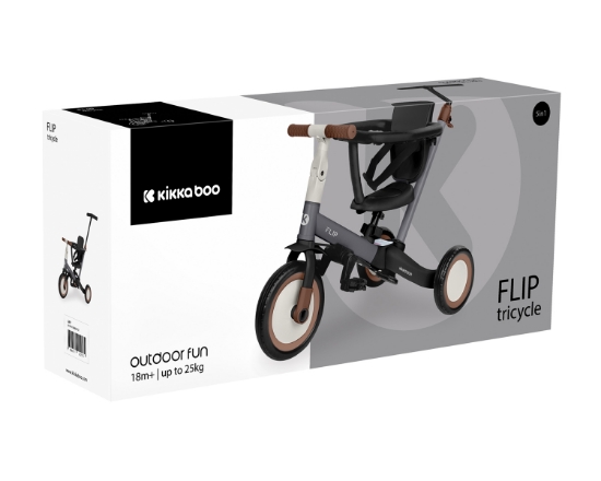 Slika Tricikl Flip 5u1 - Grey Kikka Boo