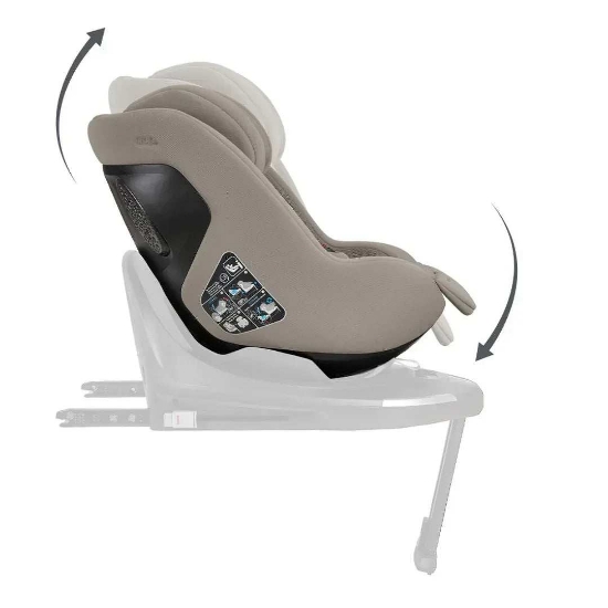 Slika Platinum autosjedalica i-Class Plus i-Size, Grupa 0+, 1 (0-18 kg) (40-105 cm) - Champagne Kikka Boo