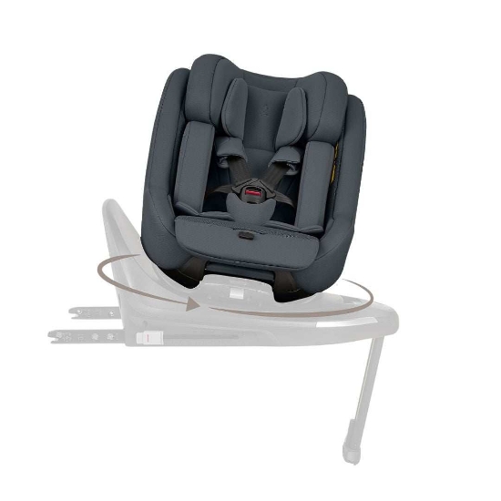Slika Platinum autosjedalica i-Class Plus i-Size, Grupa 0+, 1 (0-18 kg) (40-105 cm) - Graphite Kikka Boo