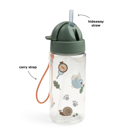 Slika Dječja boca sa slamkom - Tiny trails Green (350 ml)