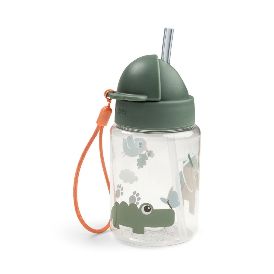 Slika Dječja boca sa slamkom - Tiny trails Green (280 ml)