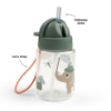 Slika Dječja boca sa slamkom - Tiny trails Green (280 ml)