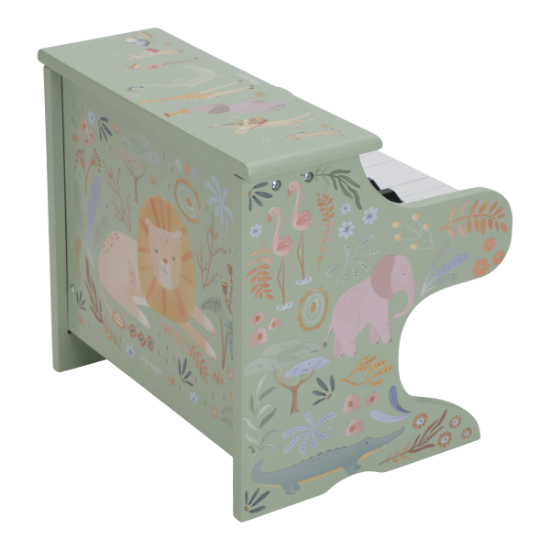 Slika Drveni klavir Safari Friends Green - Little Dutch