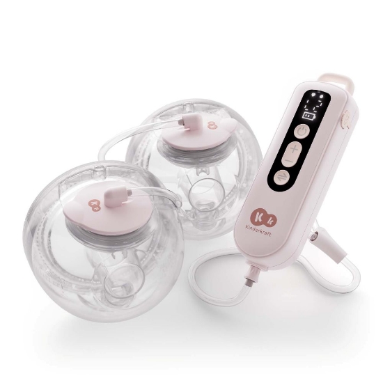 Slika Dvostruka električna izdajalica GENTLEFLOW, pink Kinderkraft 