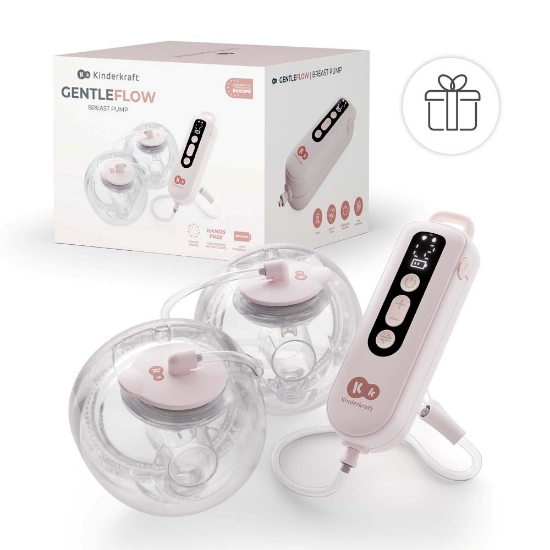 Slika Dvostruka električna izdajalica GENTLEFLOW, pink Kinderkraft 