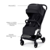 Slika Sportska kolica Indy 3 Black Kinderkraft 