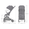 Slika Sportska kolica Indy 3 Black Kinderkraft 