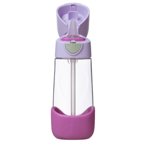 Slika Bočica sa slamkom, 450ml - sugar plum b.box Tritan™ 