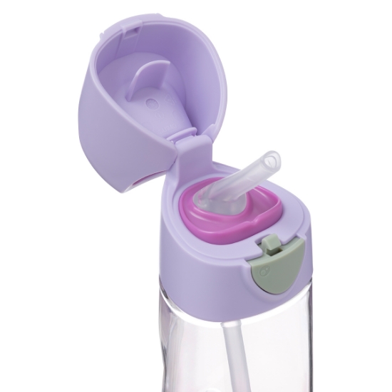 Slika Bočica sa slamkom, 450ml - sugar plum b.box Tritan™ 