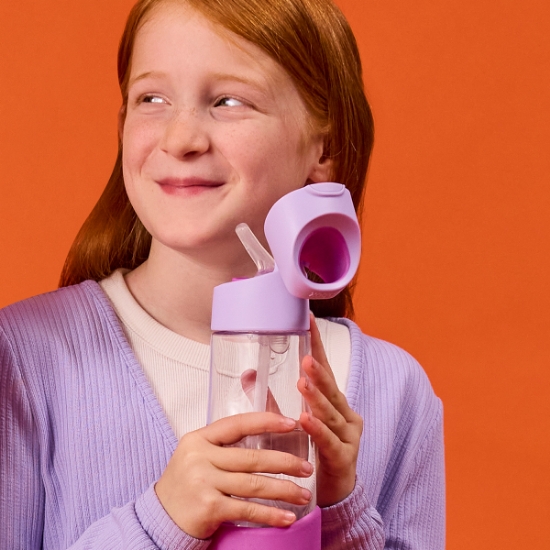 Slika Bočica sa slamkom, 600ml - sugar plum b.box Tritan™