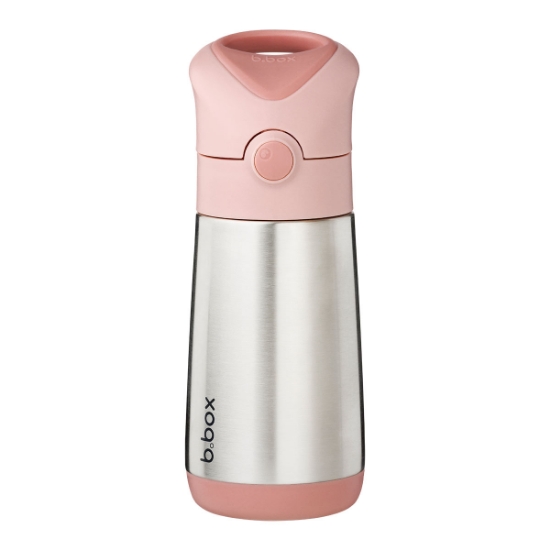 Slika Termo bočica sa slamkom, 350ml - blush crush b.box 