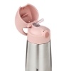 Slika Termo bočica sa slamkom, 350ml - blush crush b.box 