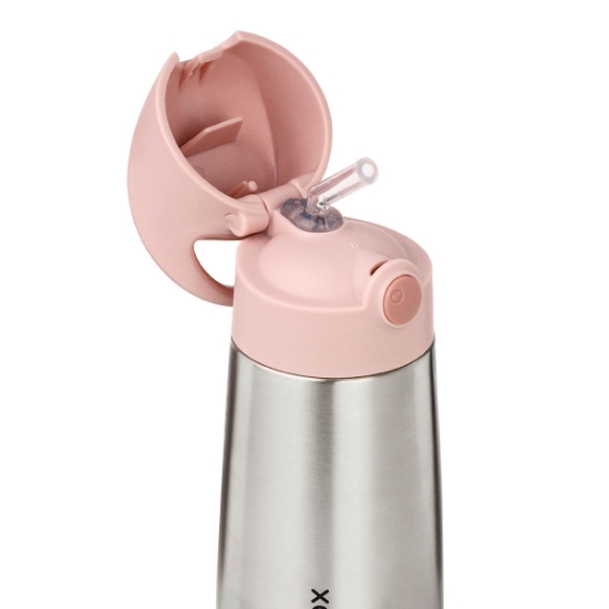 Slika Termo bočica sa slamkom, 350ml - blush crush b.box 