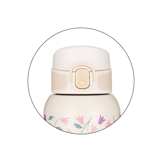 Slika Termo bočica sa slamkom 500 ml, Delicate Flowers 36m+ PETITE&amp;MARS