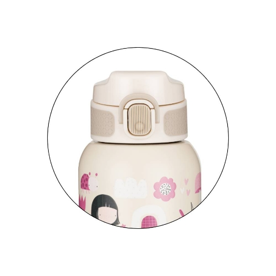 Slika Termo bočica sa slamkom 350 ml, Twinkling Fairy 12m+ PETITE&amp;MARS