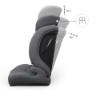 Slika Autosjedalica Comfort Up 2 plus i-Size 9-36 kg (76-150 cm) bez Isofix-a, Grey Kinderkraft 