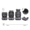 Slika Autosjedalica Comfort Up 2 plus i-Size 9-36 kg (76-150 cm) bez Isofix-a, Grey Kinderkraft 