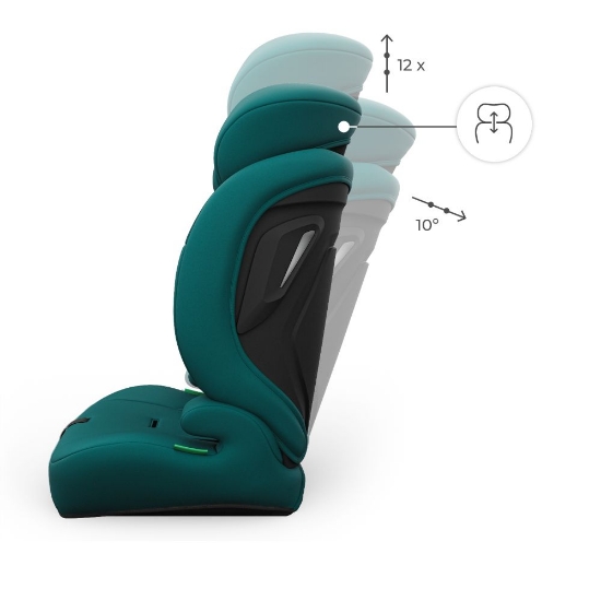 Slika Autosjedalica Comfort Up 2 plus i-Size 9-36 kg (76-150 cm) bez Isofix-a, Green Kinderkraft 