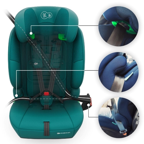 Slika Autosjedalica Comfort Up 2 plus i-Size 9-36 kg (76-150 cm) bez Isofix-a, Green Kinderkraft 