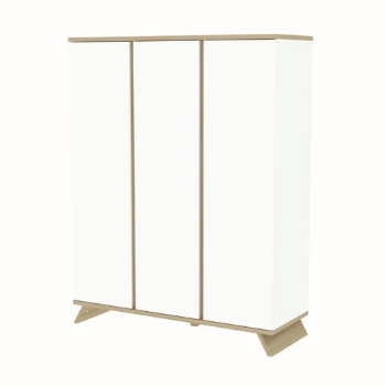 Slika Sienna XL ormar s 3 vrata, White Faktum 