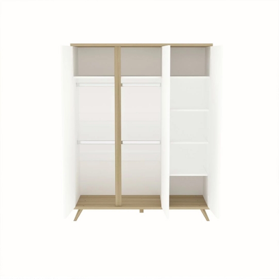 Slika Sienna XL ormar s 3 vrata, White Faktum 