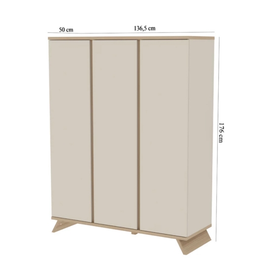 Slika Sienna XL ormar s 3 vrata, Cashmere Faktum 