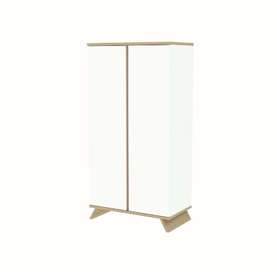 Slika Sienna ormar s 2 vrata, White Faktum 