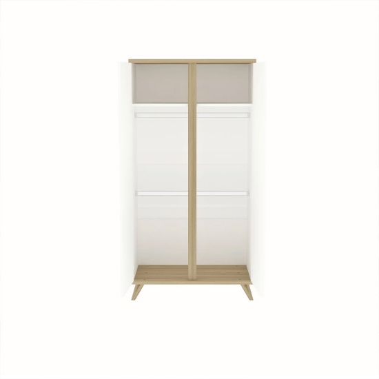 Slika Sienna ormar s 2 vrata, White Faktum 