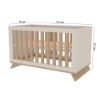 Slika Sienna kinderbet/krevet 140x70 cm, Cashmere Faktum 