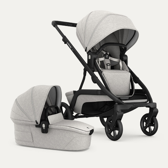 Slika REDSBABY NUVO Twin dječja kolica 2u1 Gun Metal, Pebble M