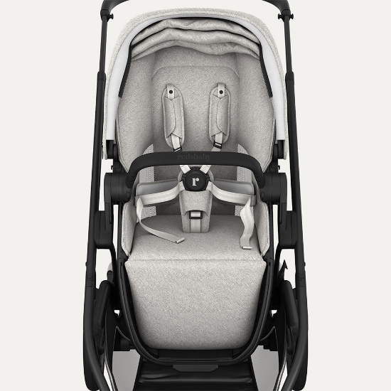 Slika REDSBABY NUVO Twin dječja kolica 2u1 Gun Metal, Pebble M