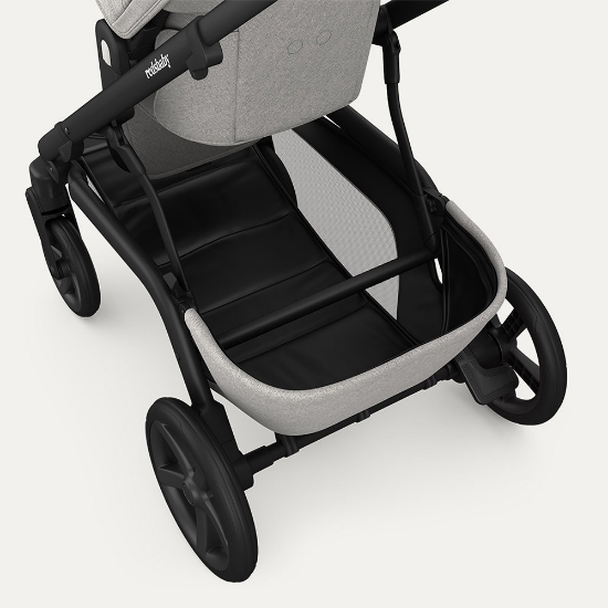 Slika REDSBABY NUVO Twin dječja kolica 2u1 Gun Metal, Pebble M