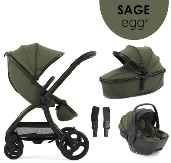 Slika Dječja kolica 3u1 - Sage egg3® 