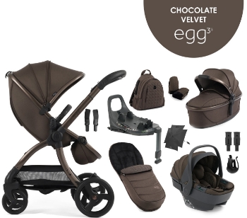 Slika Dječja kolica 10u1 - Chocolate Velvet egg3® 