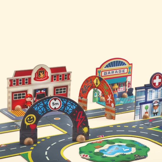 Slika Velike puzzle - Grad (33 dijela)