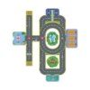 Slika Velike puzzle - Grad (33 dijela)